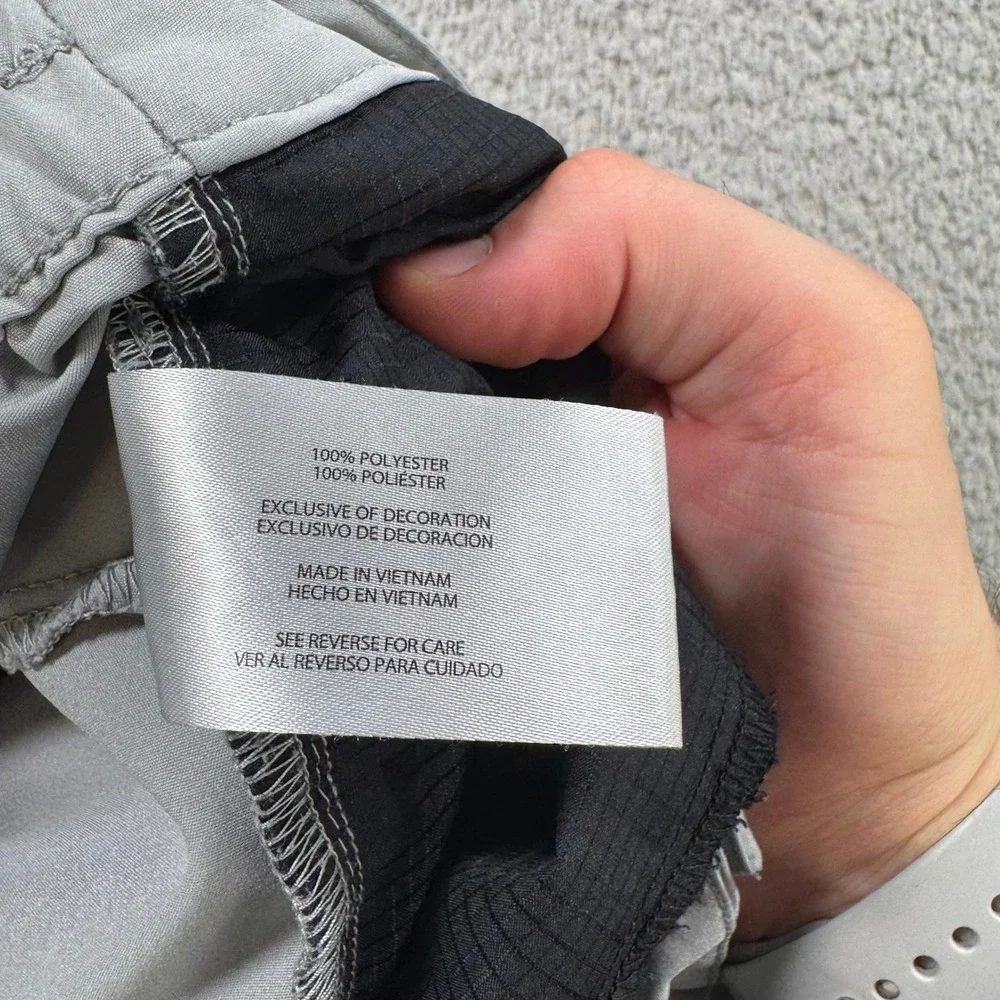 Banana Republic Mens Gray Performance Jogger Pants Size 30 Tapered Elastic Cuff